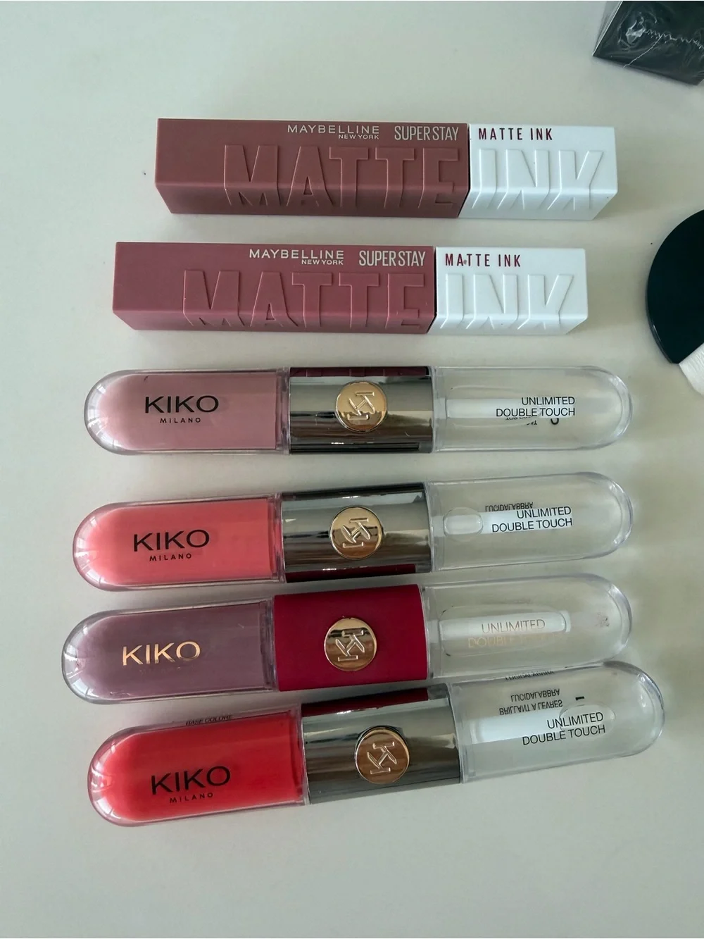 BUNDLE OF MAKE UP never used KOPARI - Kiko & Mabelline super stay lipsticks